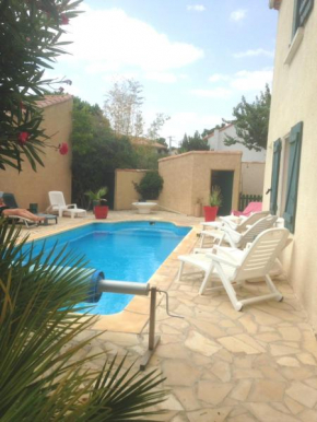 Villa de 4 chambres avec piscine privee jardin clos et wifi a Vias a 3 km de la plage